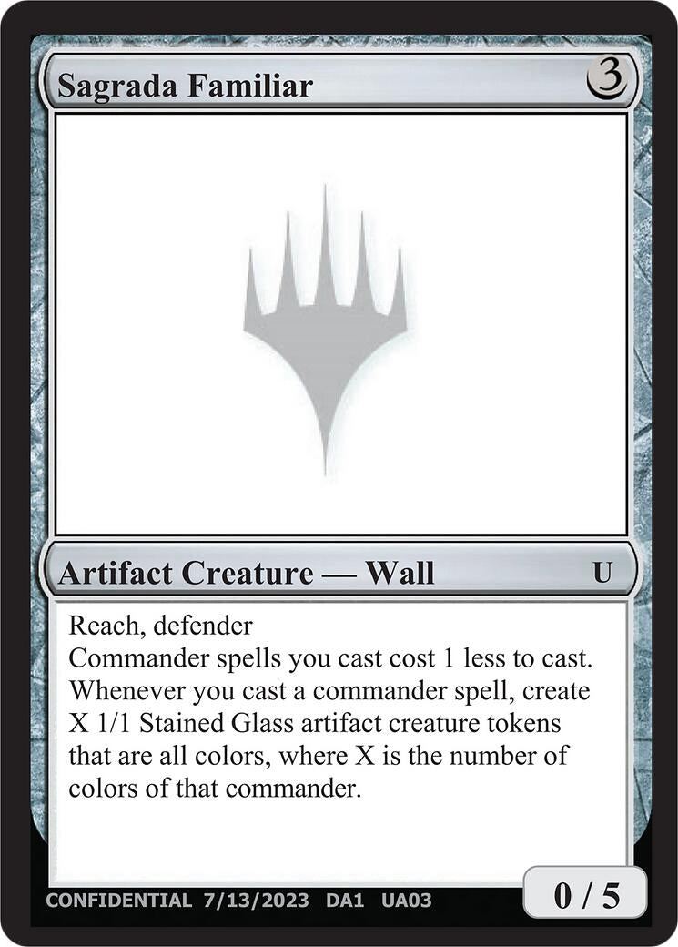 Image for Sagrada Familiar (UNK) - Magic: The Gathering