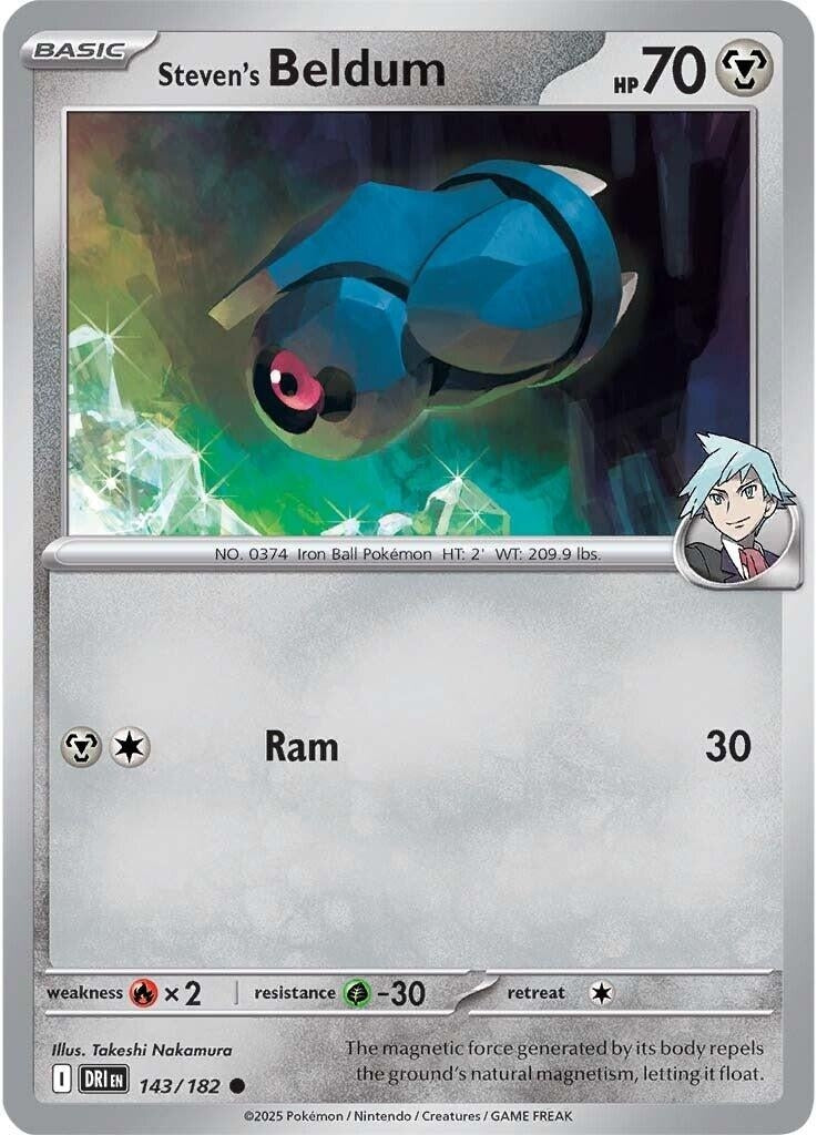 Image for Steven's Beldum (143/182) (DRI) - Pokemon