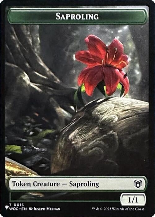 Image for Saproling // Ape Double-Sided Token (15 // 10) (LIST) - Magic: The Gathering