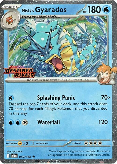 Image for Misty's Gyarados (Prerelease) (049/182) (MCAP) - Pokemon