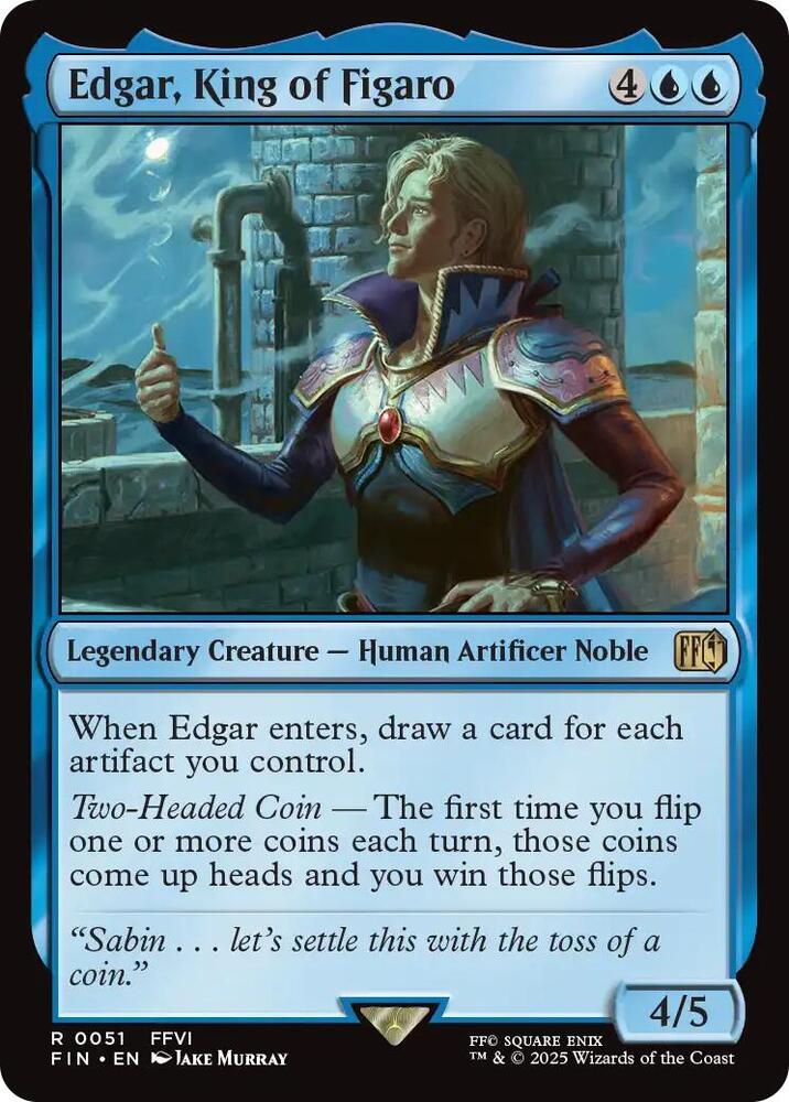 Image for Edgar, King of Figaro (51) - Magic: The Gathering