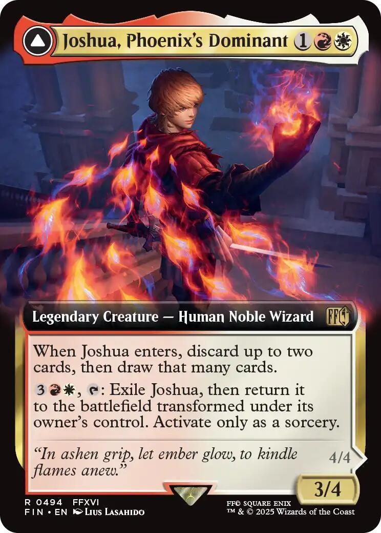 Image for Joshua, Phoenix's Dominant (Extended Art) (494) - Magic: The Gathering
