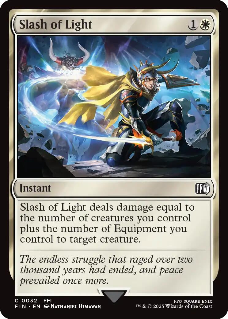 Image for Slash of Light (32) - Magic: The Gathering