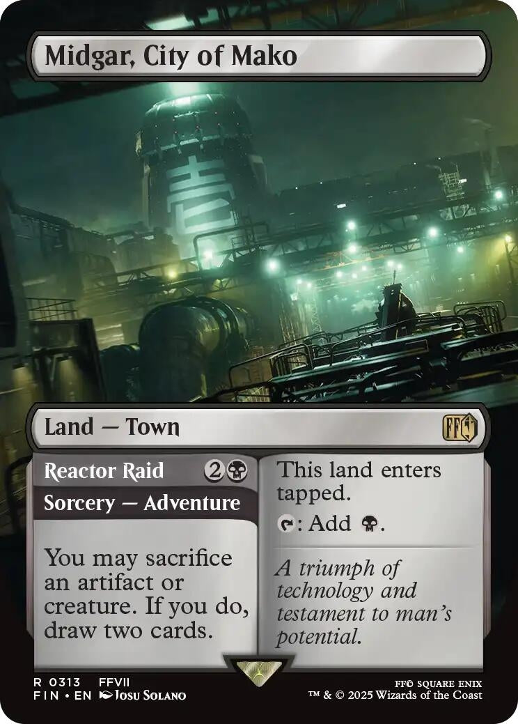 Image for Midgar, City of Mako (Borderless) (313) - Magic: The Gathering