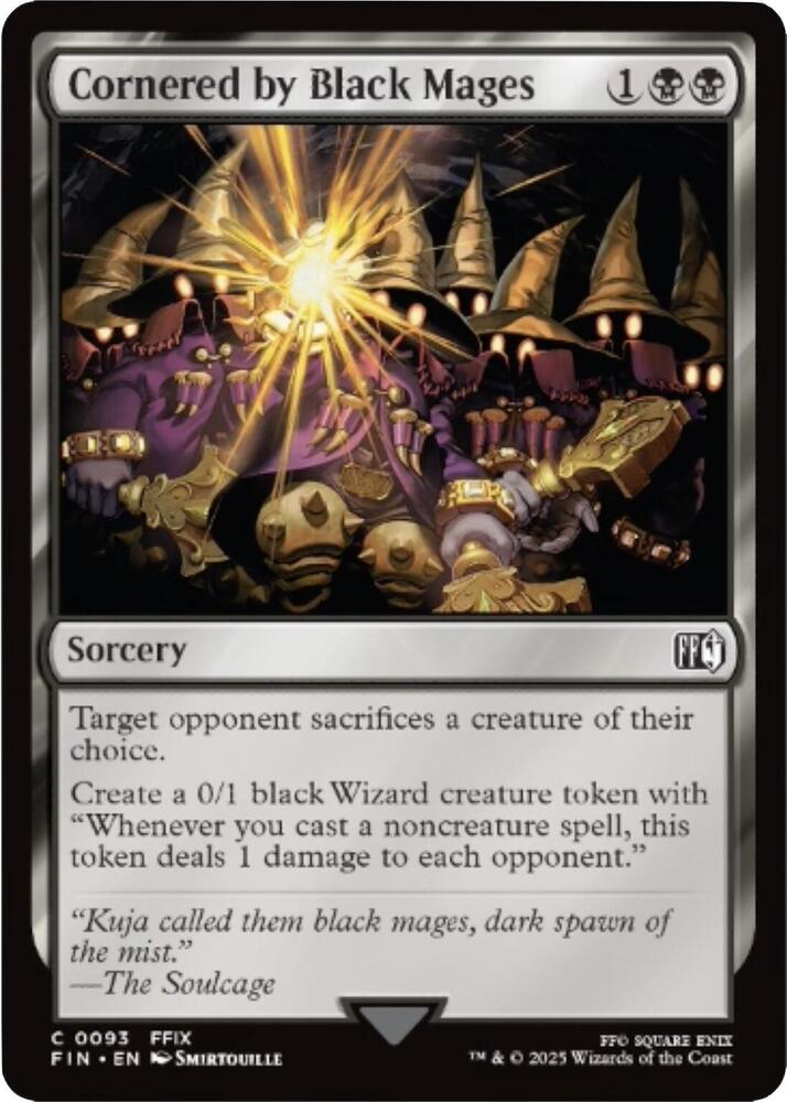 Image for Cornered by Black Mages (93) - Magic: The Gathering