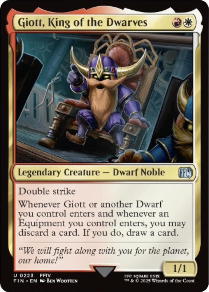 Image for Giott, King of the Dwarves (223) - Magic: The Gathering
