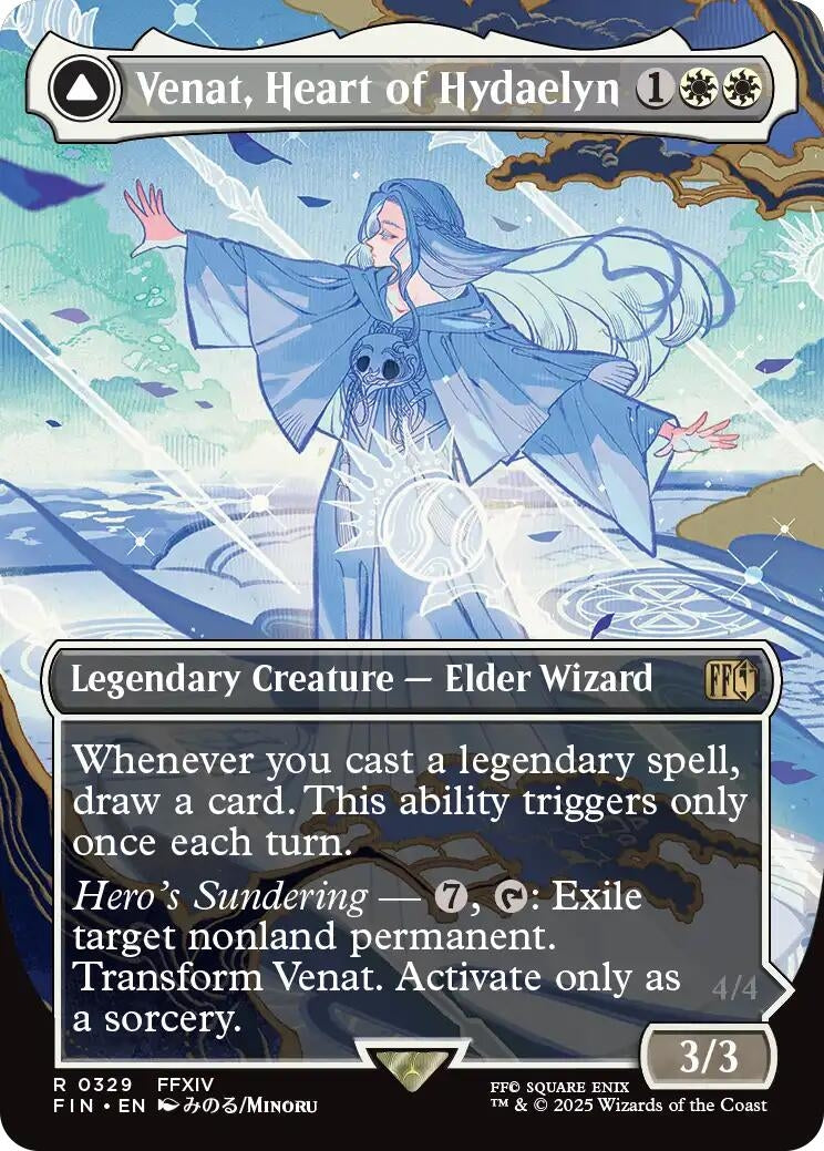 Image for Venat, Heart of Hydaelyn (Borderless) (329) - Magic: The Gathering