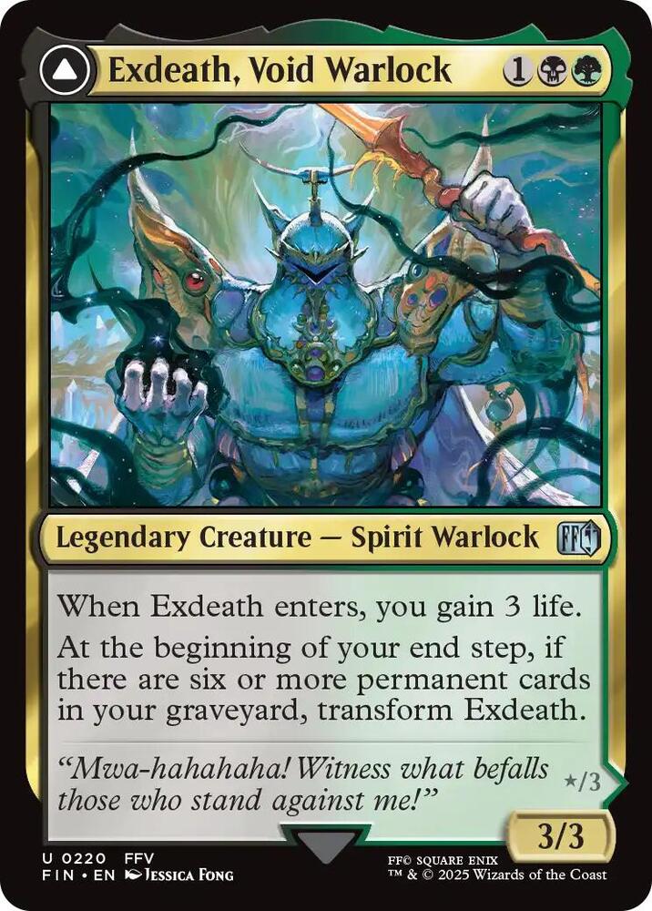 Image for Exdeath, Void Warlock (220) - Magic: The Gathering
