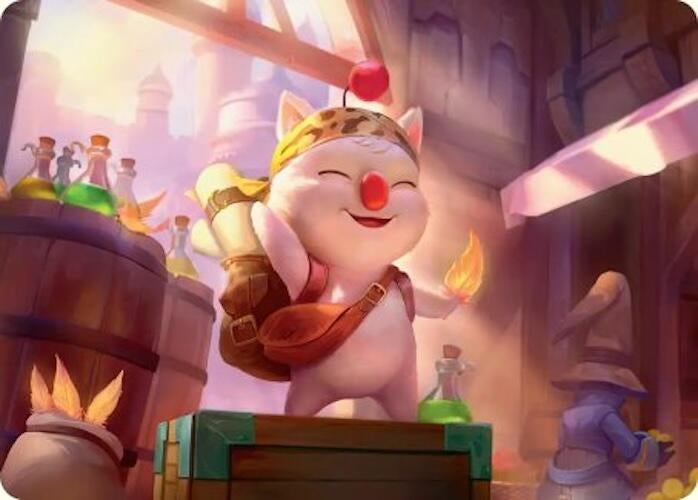 Image for Stiltzkin, Moogle Merchant Art Card (3) (ASFIN) - Magic: The Gathering