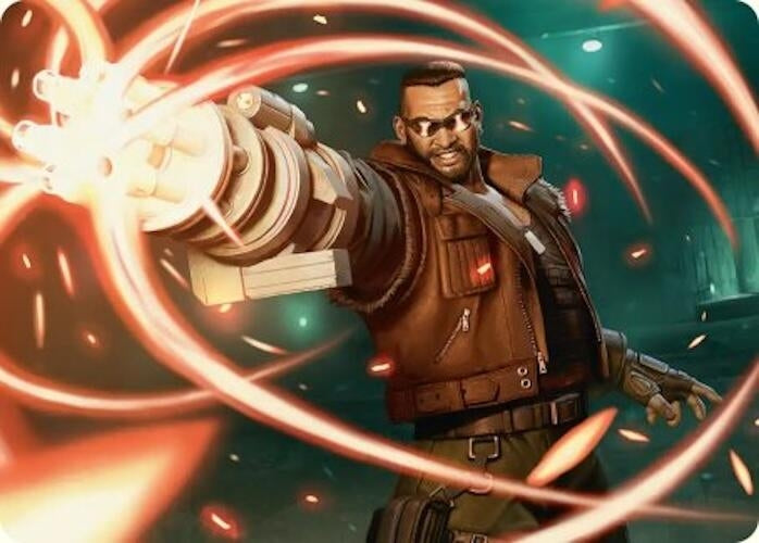 Image for Barret Wallace Art Card (8) (ASFIN) - Magic: The Gathering
