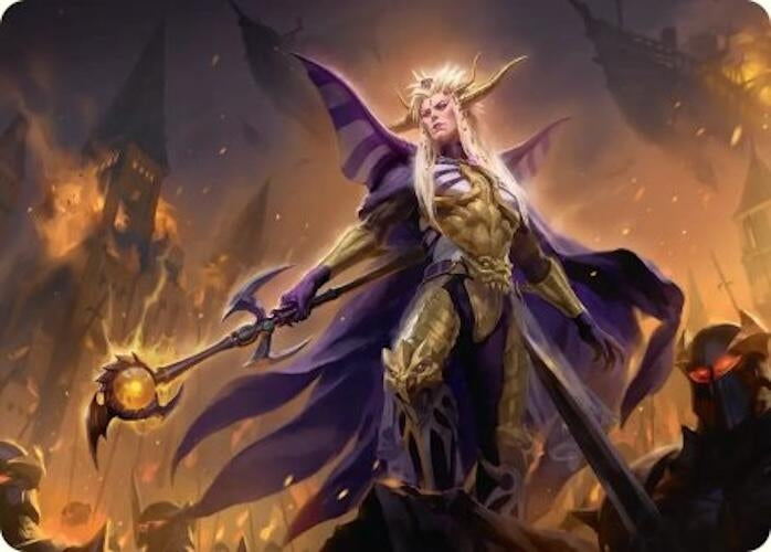 Image for The Emperor of Palamecia Art Card (13) (ASFIN) - Magic: The Gathering