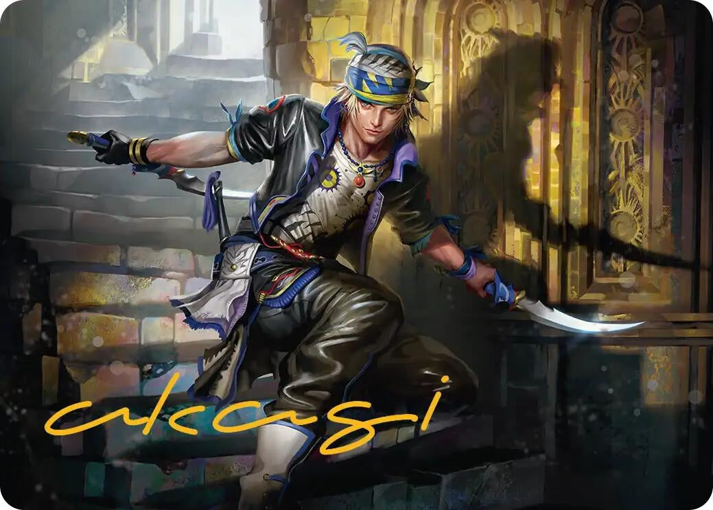 Image for Locke Cole Art Card (Gold-Stamped Signature) (15) (ASFIN) - Magic: The Gathering