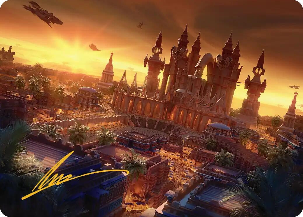 Image for Rabanastre, Royal City Art Card (Gold-Stamped Signature) (18) - Magic: The Gathering