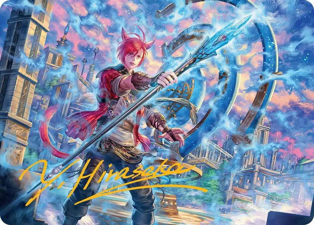 Image for G'raha Tia, Scion Reborn Art Card (19) (Gold-Stamped Signature) (19) (ASFIN) - Magic: The Gathering