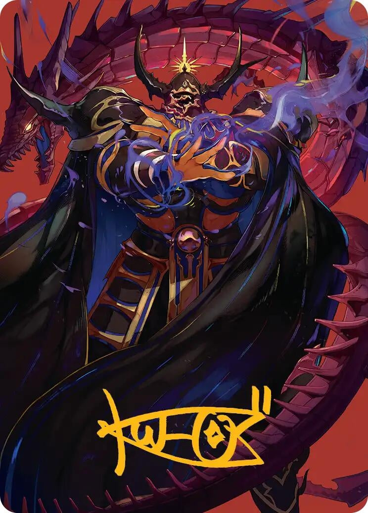 Image for Golbez, Crystal Collector Art Card (Gold-Stamped Signature) (45) - Magic: The Gathering
