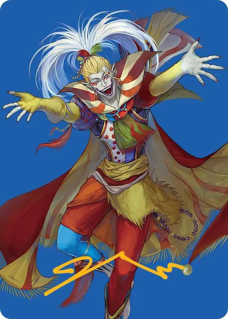 Image for Kefka, Court Mage Art Card (Gold-Stamped Signature) (46) - Magic: The Gathering