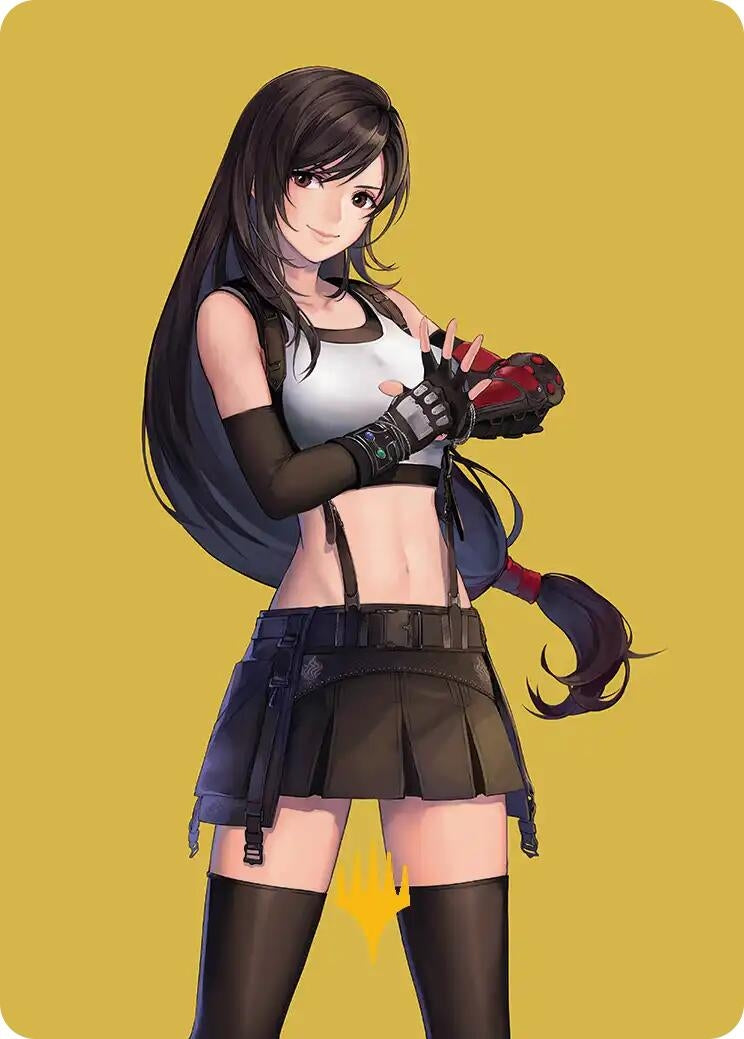 Image for Tifa, Martial Artist Art Card (Gold-Stamped Planeswalker Symbol) (52) (ASFIN) - Magic: The Gathering