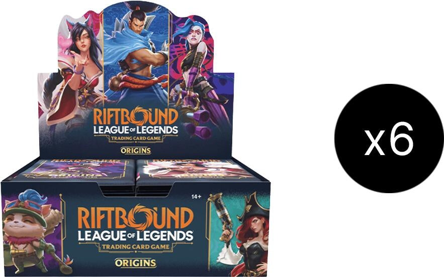 Image for Origins - Booster Display Case - Riftbound: League of Legends Trading Card Game