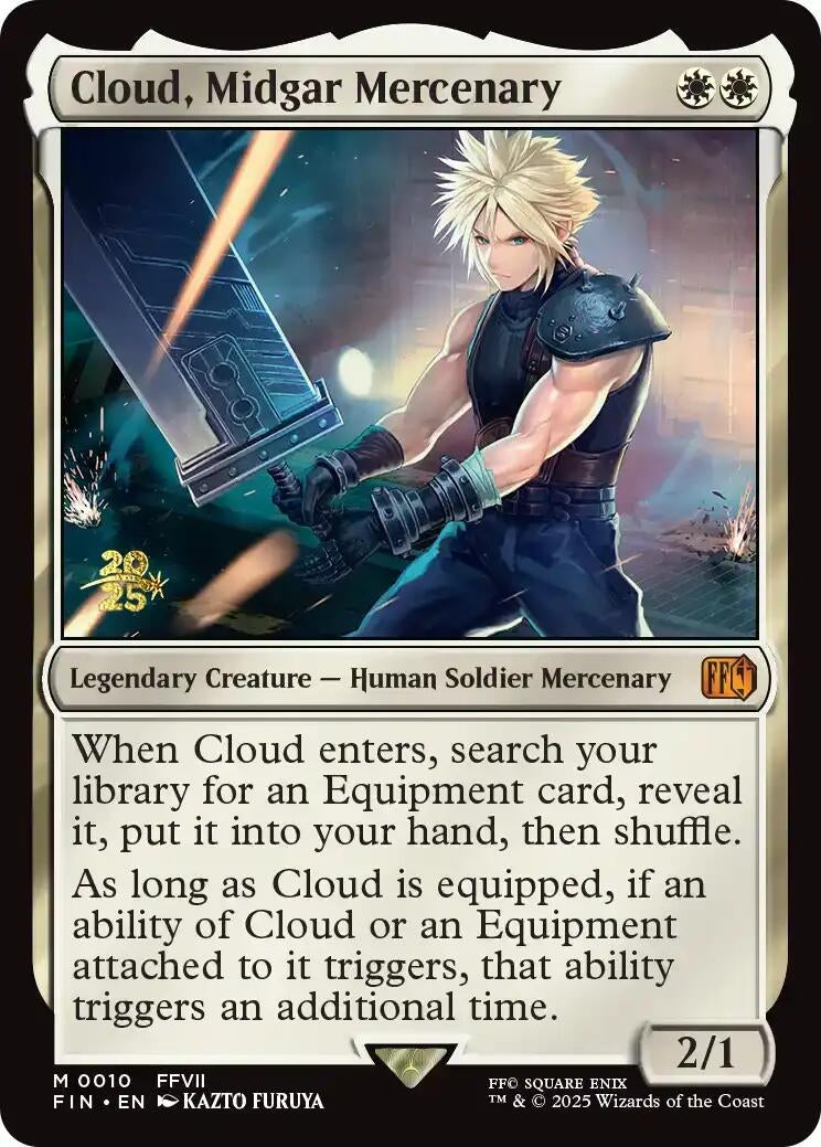 Image for Cloud, Midgar Mercenary (10) - Magic: The Gathering