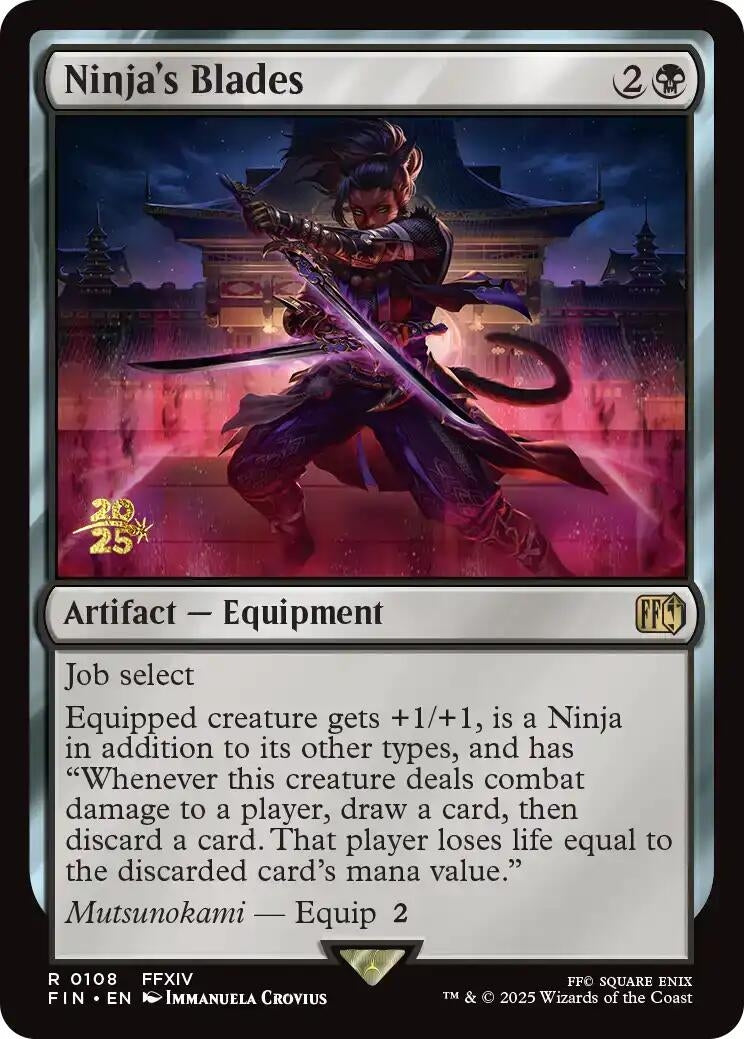 Image for Ninja's Blades (108) - Magic: The Gathering
