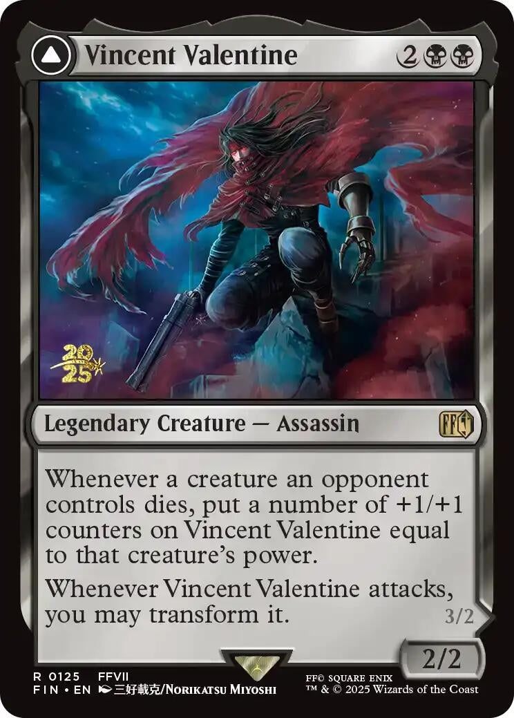 Image for Vincent Valentine (125) - Magic: The Gathering