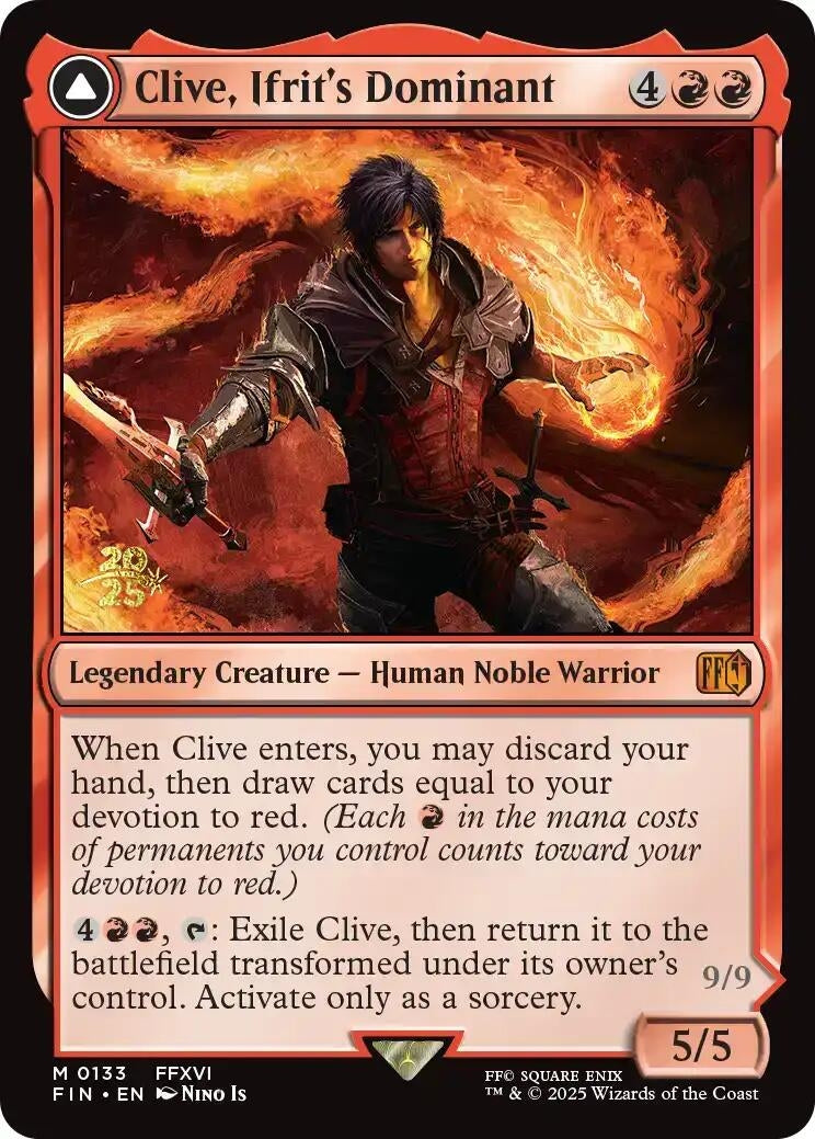Image for Clive, Ifrit's Dominant (133) - Magic: The Gathering