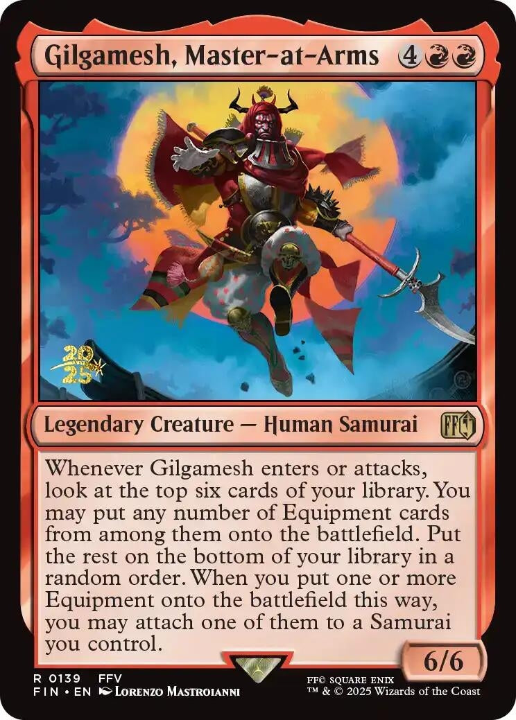 Image for Gilgamesh, Master-at-Arms (139) - Magic: The Gathering