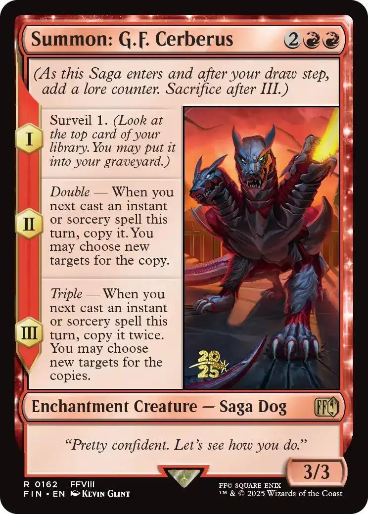 Image for Summon: G.F. Cerberus (162) - Magic: The Gathering