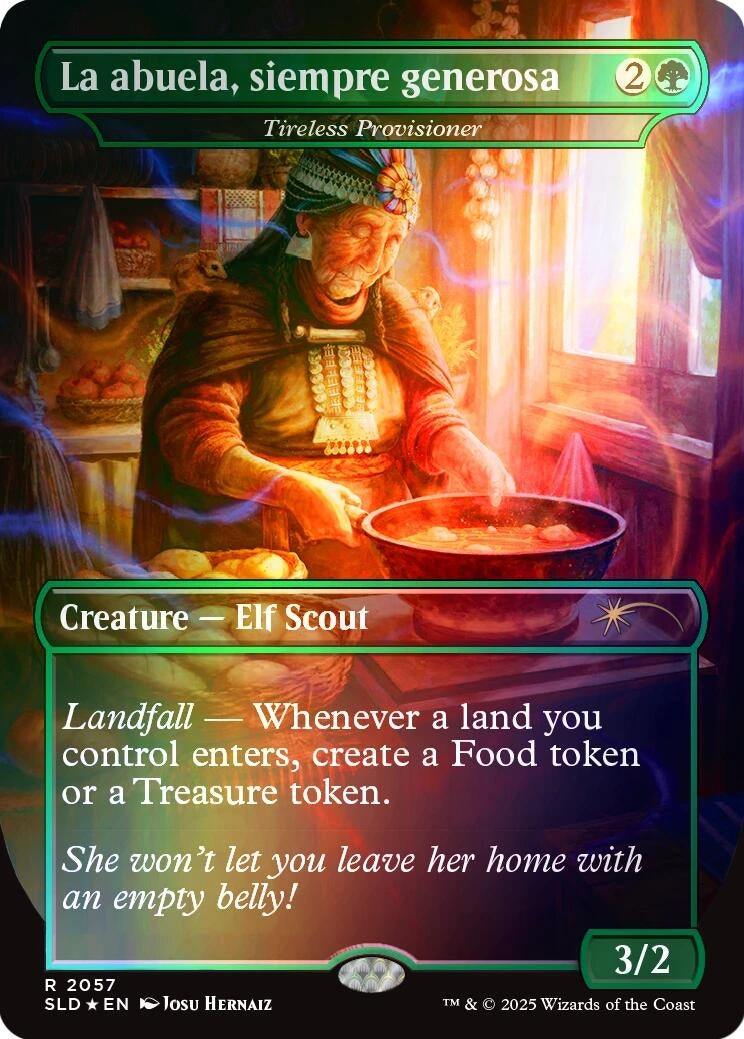 Image for La abuela, siempre generosa - Tireless Provisioner (Rainbow Foil) (2057) - Magic: The Gathering