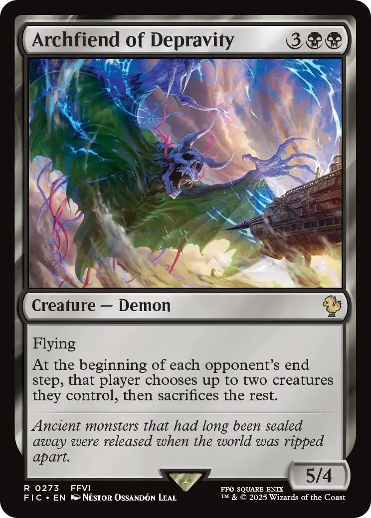 Image for Archfiend of Depravity (Surge Foil) (273) - Magic: The Gathering