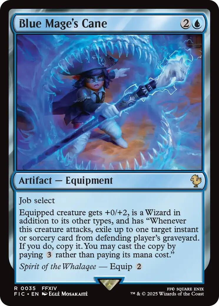 Image for Blue Mage's Cane (Surge Foil) (35) (FIC) - Magic: The Gathering