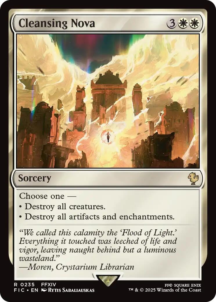 Image for Cleansing Nova (Surge Foil) (235) (FIC) - Magic: The Gathering