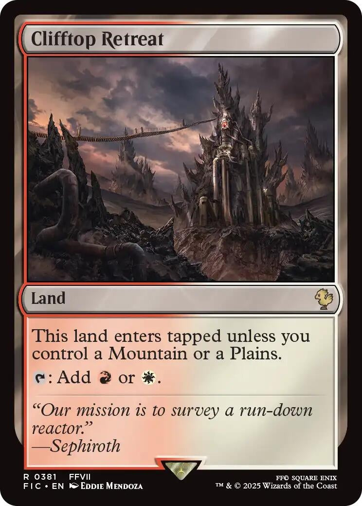 Image for Clifftop Retreat (Surge Foil) (381) (FIC) - Magic: The Gathering