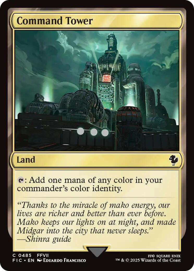 Image for Command Tower (0485) (Surge Foil) (485) - Magic: The Gathering