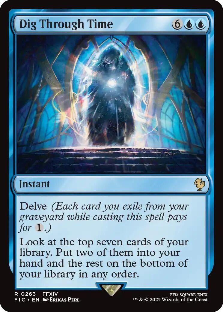 Image for Dig Through Time (Surge Foil) (263) - Magic: The Gathering