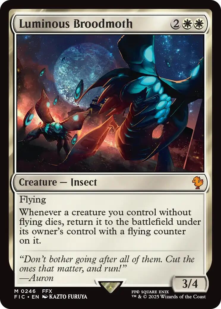 Image for Luminous Broodmoth (Surge Foil) (246) - Magic: The Gathering