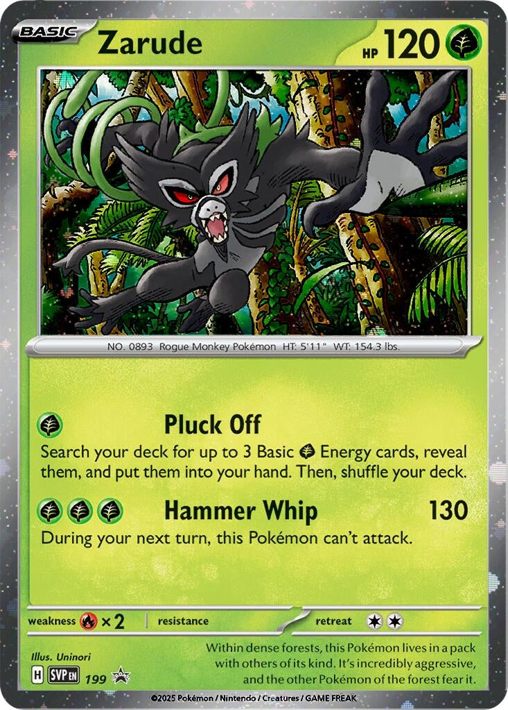 Image for Zarude - 199 (Cosmos Holo) (199) (SVP) - Pokemon