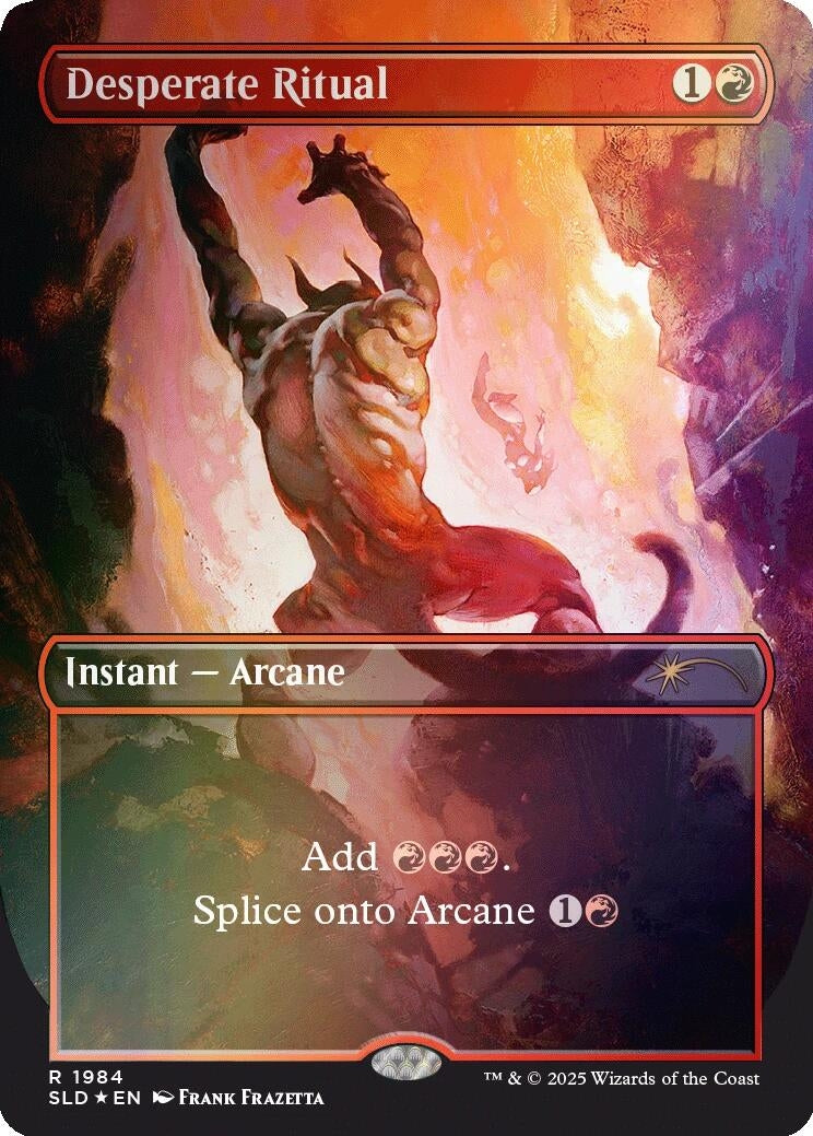 Image for Desperate Ritual (1984) (Rainbow Foil) (1984) - Magic: The Gathering