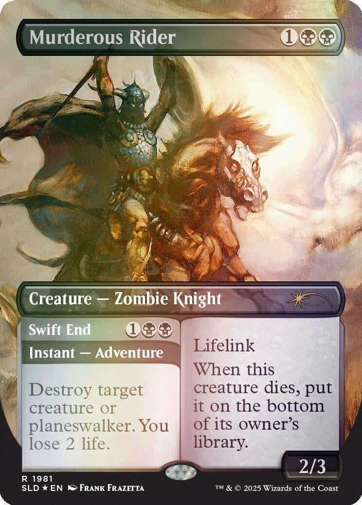 Image for Murderous Rider (1981) (Rainbow Foil) (1981) - Magic: The Gathering