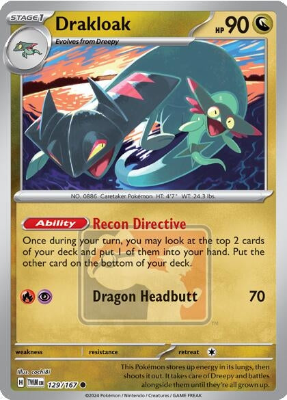 Image for Drakloak (129/167) (PR) - Pokemon