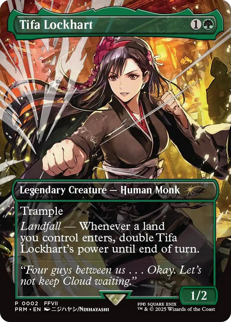 Image for Tifa Lockhart (Borderless) (2) - Magic: The Gathering