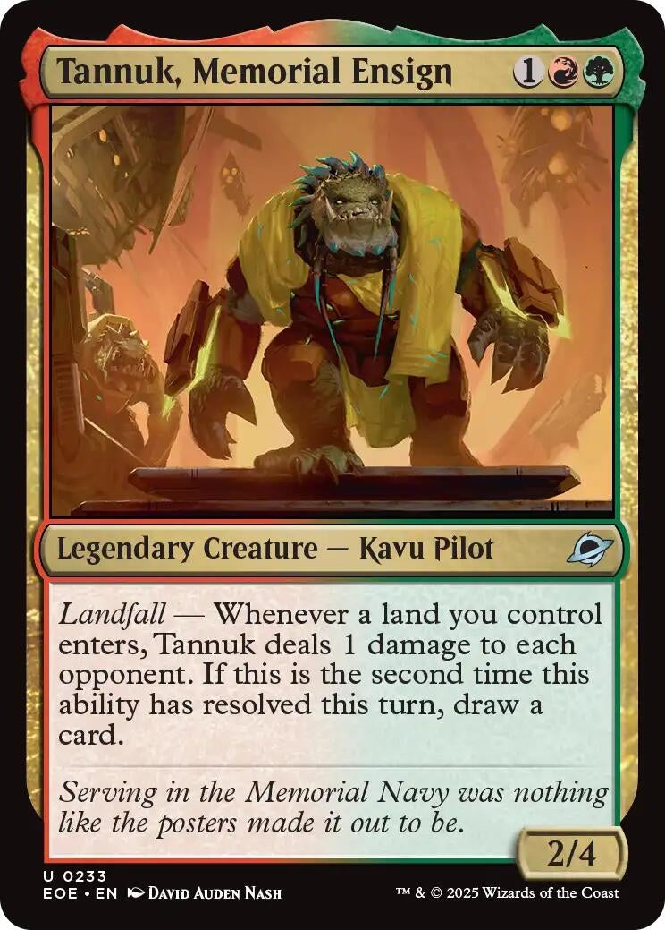 Image for Tannuk, Memorial Ensign (233) - Magic: The Gathering