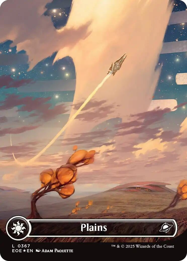 Image for Plains (0367) (Borderless) (Galaxy Foil) (367) - Magic: The Gathering