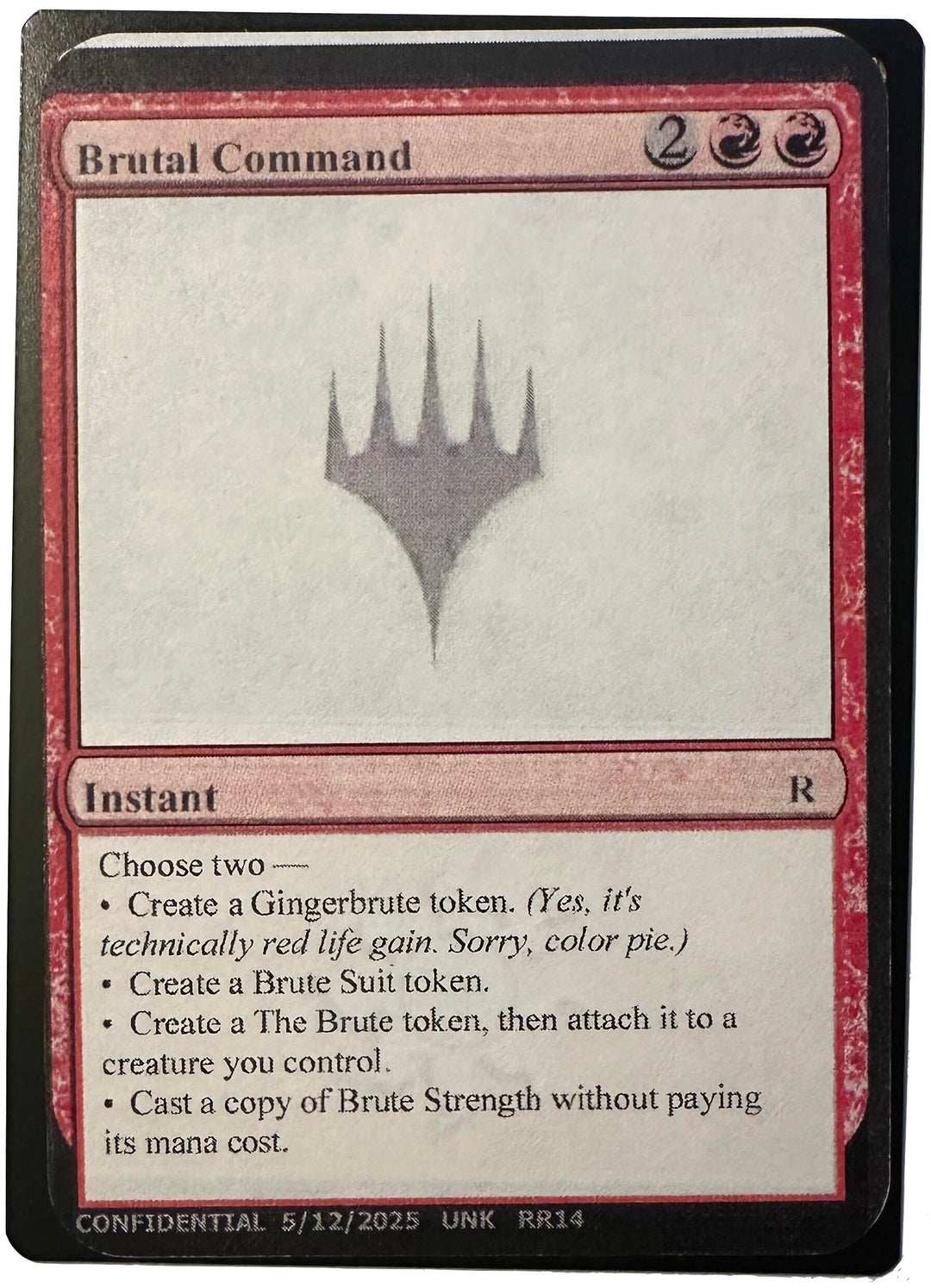 Image for Brutal Command (UNK) - Magic: The Gathering