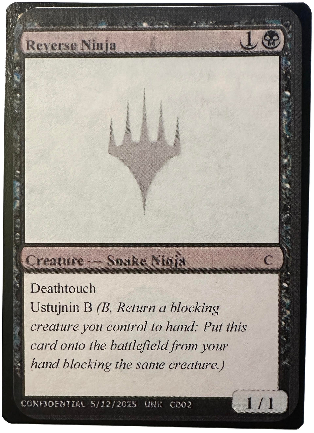 Image for Reverse Ninja (UNK) - Magic: The Gathering