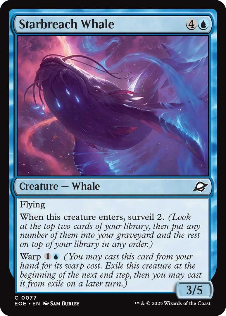 Image for Starbreach Whale (77) - Magic: The Gathering