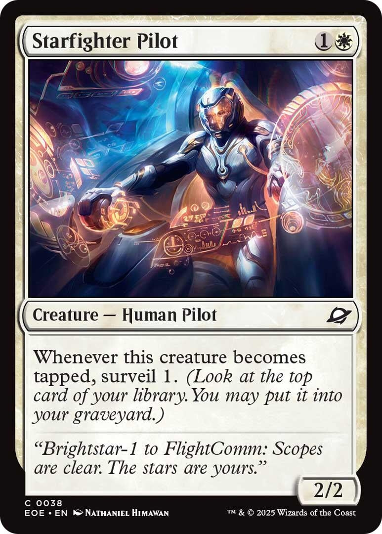 Image for Starfighter Pilot (38) - Magic: The Gathering