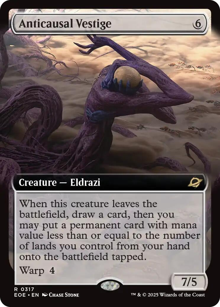 Image for Anticausal Vestige (Extended Art) (317) (EOE) - Magic: The Gathering
