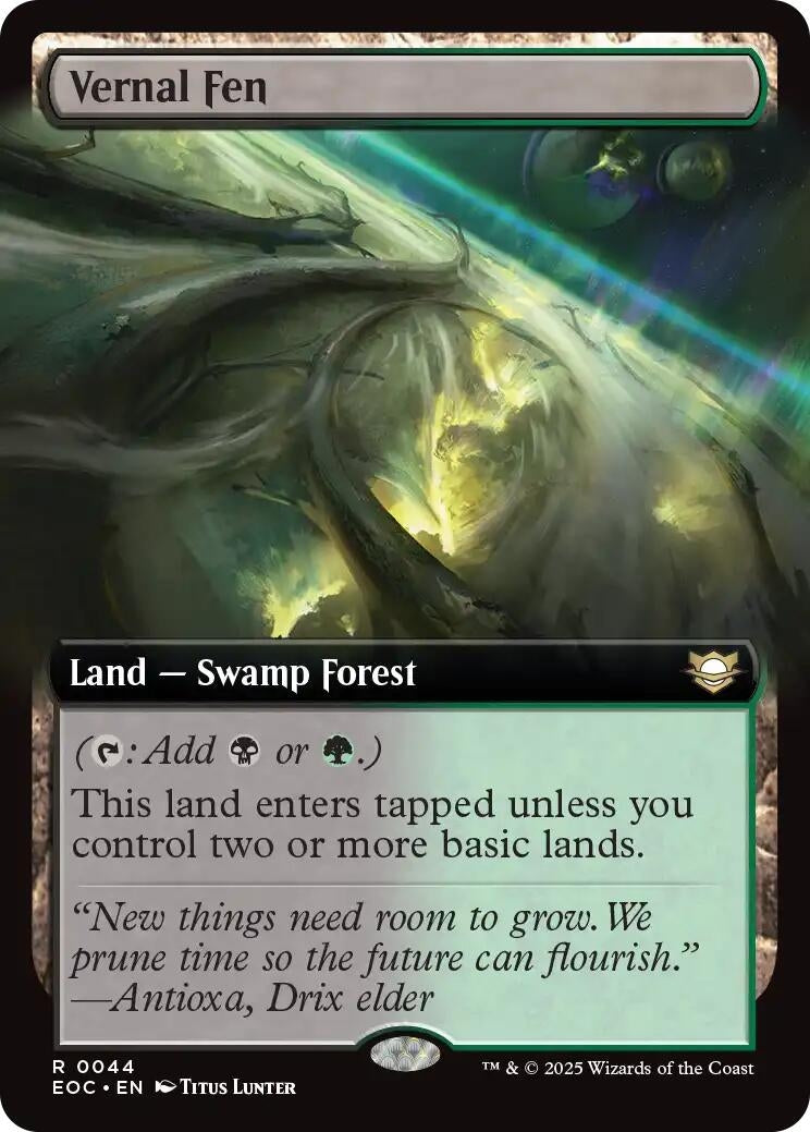 Image for Vernal Fen (Extended Art) (44) - Magic: The Gathering