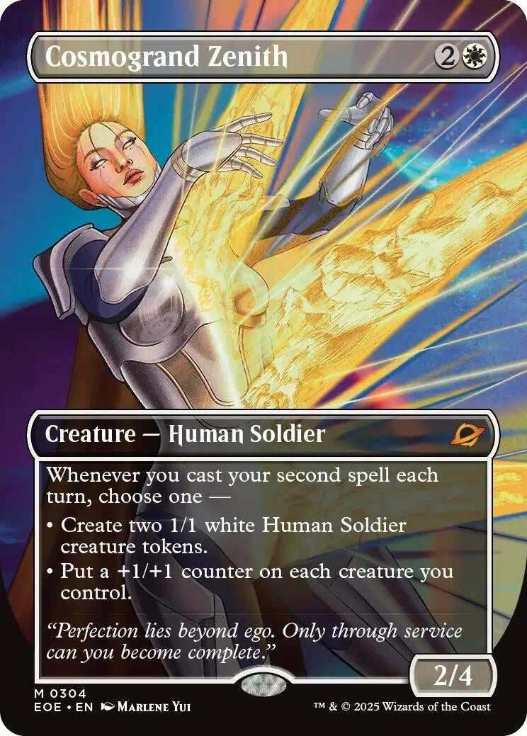 Image for Cosmogrand Zenith (Borderless) (304) - Magic: The Gathering